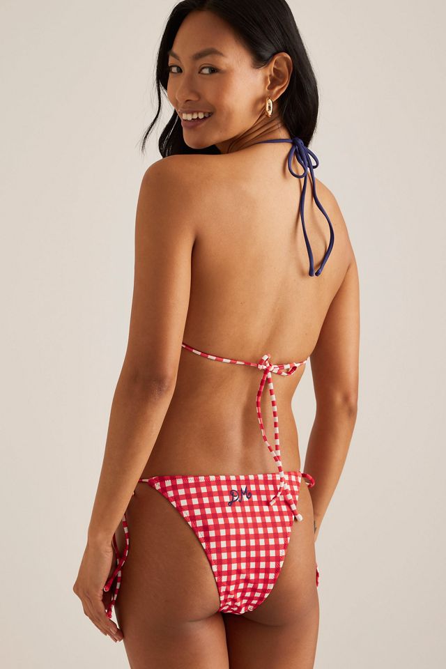 Damson Madder Bedrucktes Triangel-Bikini-Oberteil #1