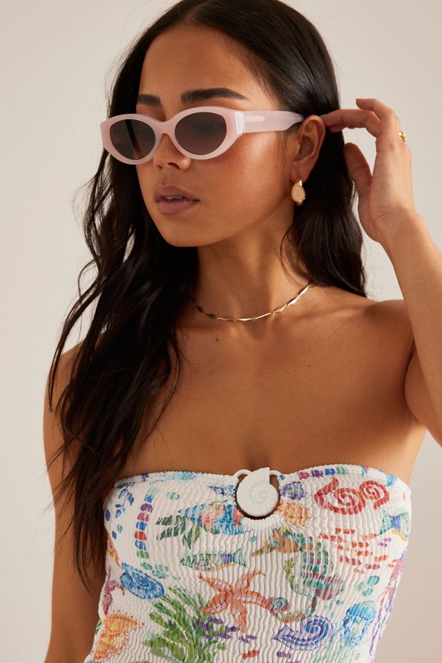 Cleonie Swim Bay Maillot Bandeau One-Piece Swimsuit #3