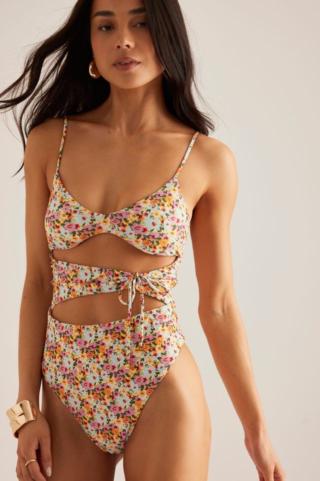 Traje de Baño de Una Pieza con Recortes Tropicana Wild Lovers #2