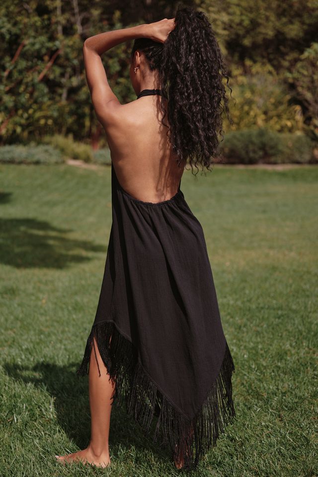 PQ Swim Kate Fringe Cover-Up Midi Dress #1