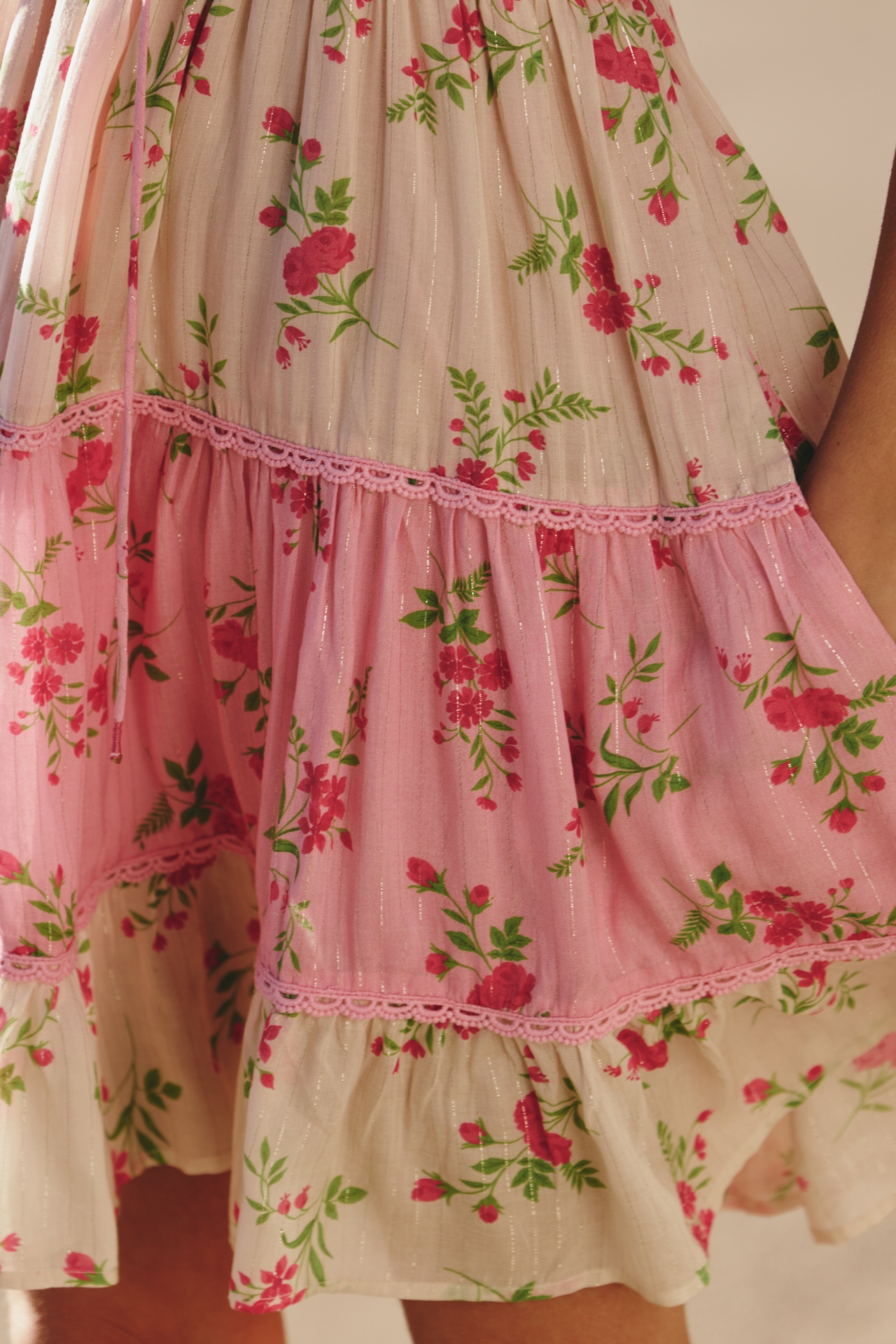 PQ Swim Tiered Ruffle Mini Dress