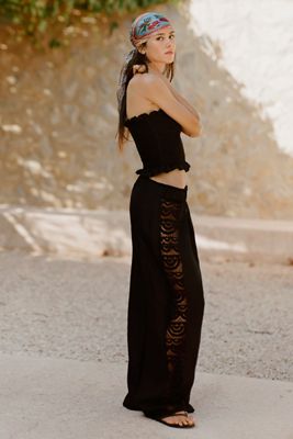 PQ Swim Jace Lace Wide-Leg Pants