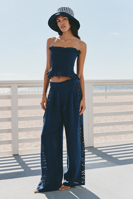 PQ Swim Jace Lace Wide-Leg Pants | Anthropologie