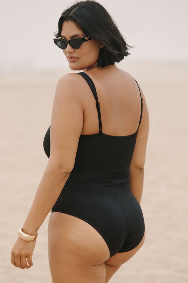 Good American Compression Sweetheart One-Piece Swimsuit #5