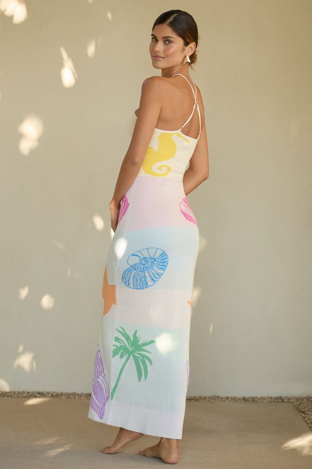 Capittana Barbra Halter Midi Dress #1