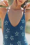 Oceanus Embroidered Starfish One-Piece Swimsuit