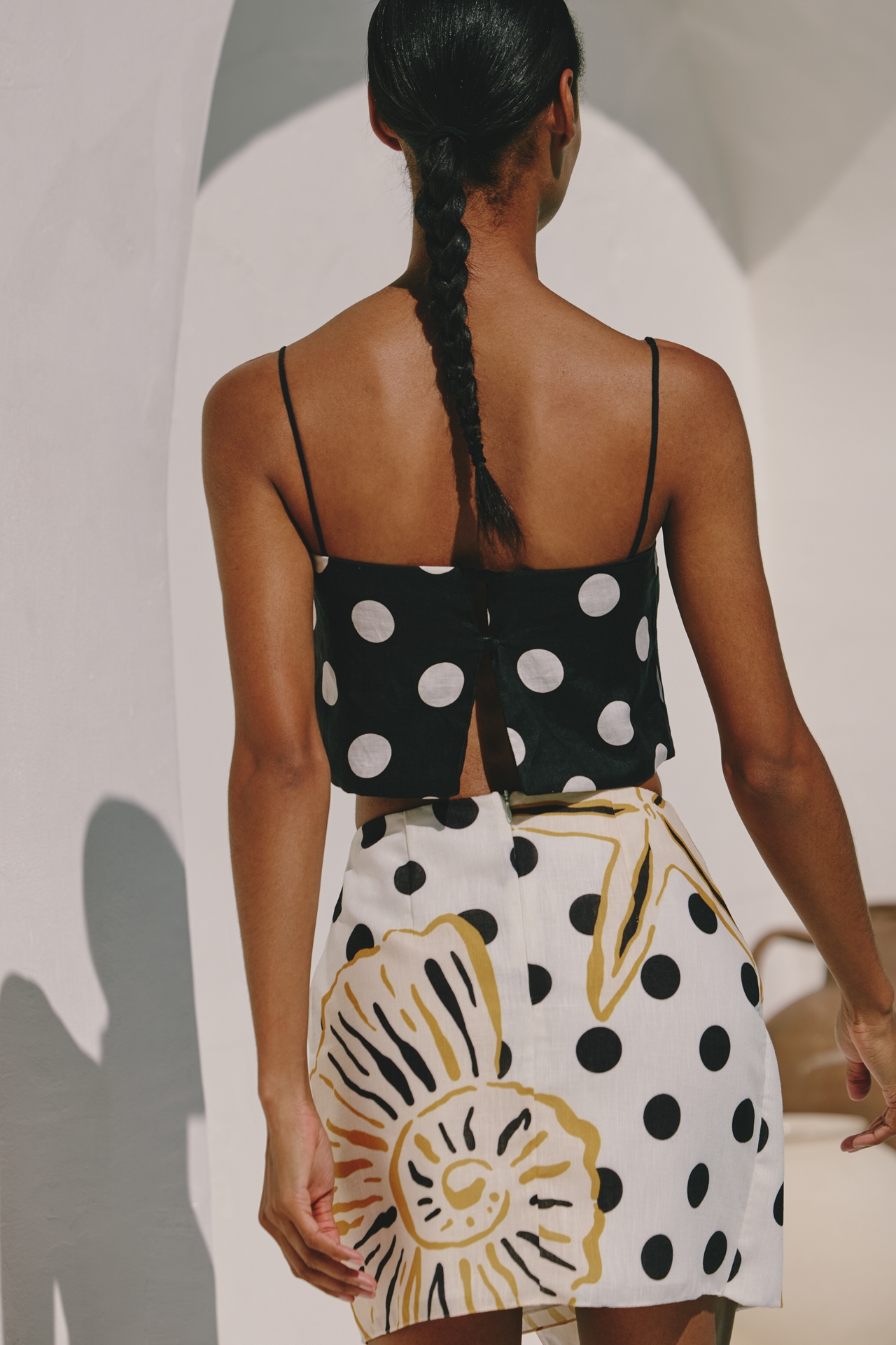Cala de la Cruz Chemena Linen Skirt