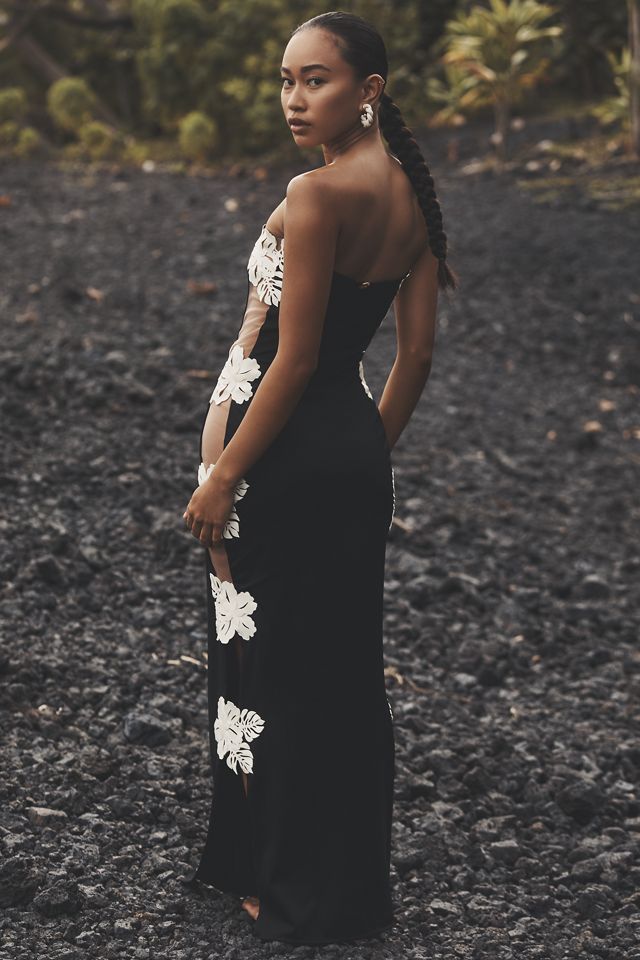 Bahia Maria x Anthropologie Maui Strapless Column Maxi Dress #1