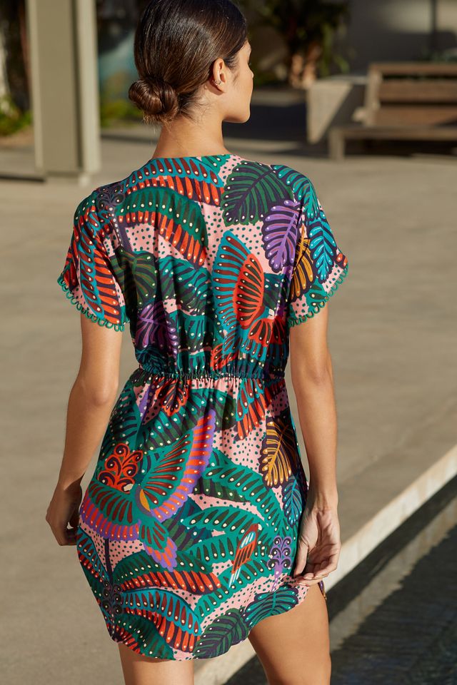 knee length dresses for ladies Sand Nature Square Neck Mini Dress main image 0