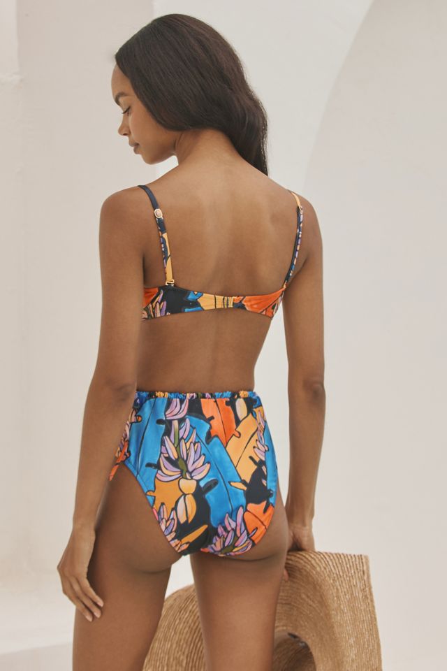 Farm Rio Bikini-Höschen mit hoher Taille #1