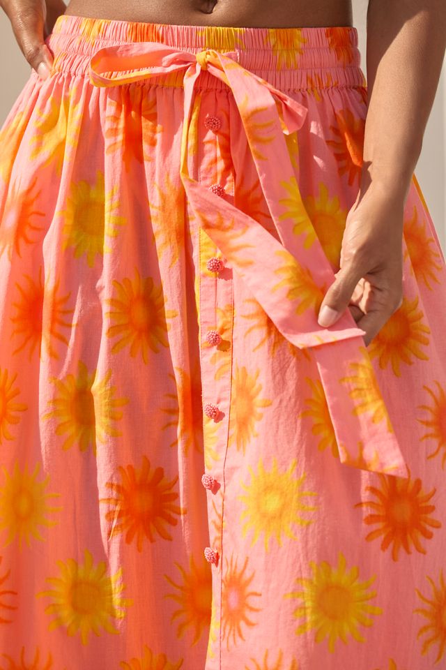 Farm Rio x Anthropologie Sun Midi Skirt #3