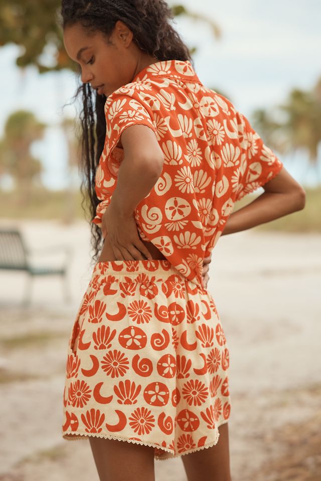 Farm Rio x Anthropologie Tie Shorts #2