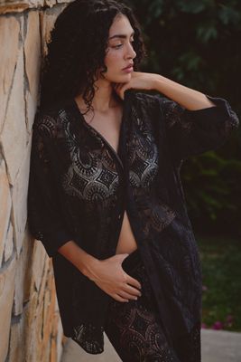 Farm Rio x Anthropologie Classic Buttondown Shirt