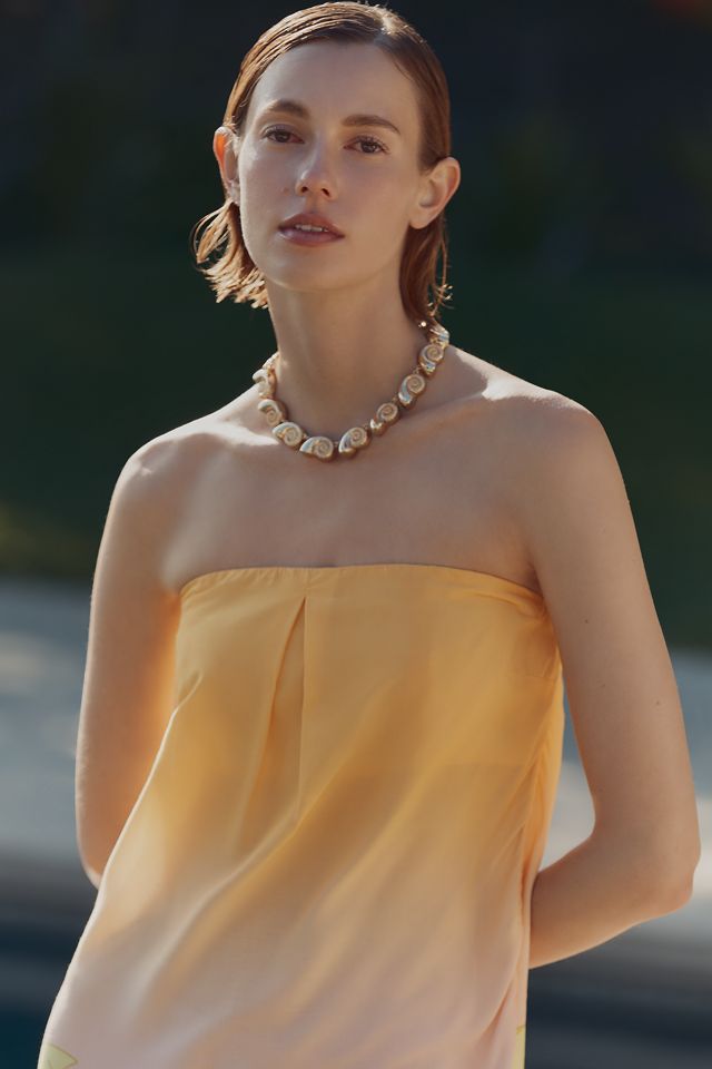 Farm Rio x Anthropologie Strapless Maxi Dress #2