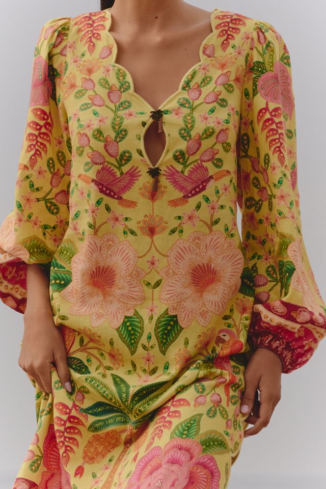 Farm Rio x Anthropologie Long-Sleeve Midi Dress #2