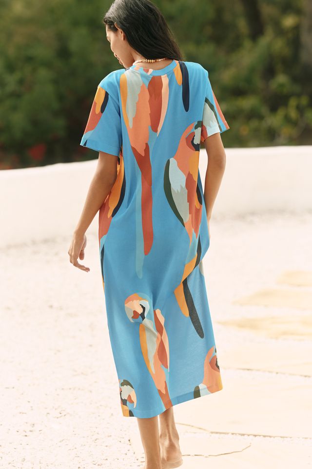 Farm Rio x Anthropologie Printed T-Shirt Maxi Dress | Anthropologie