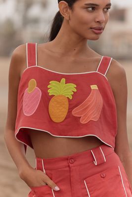 Farm Rio Crochet Midi Skirt | Anthropologie