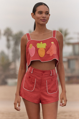 トップス RIO Farm Rio x Anthropologie Embroidered Tank Top | Anthropologie