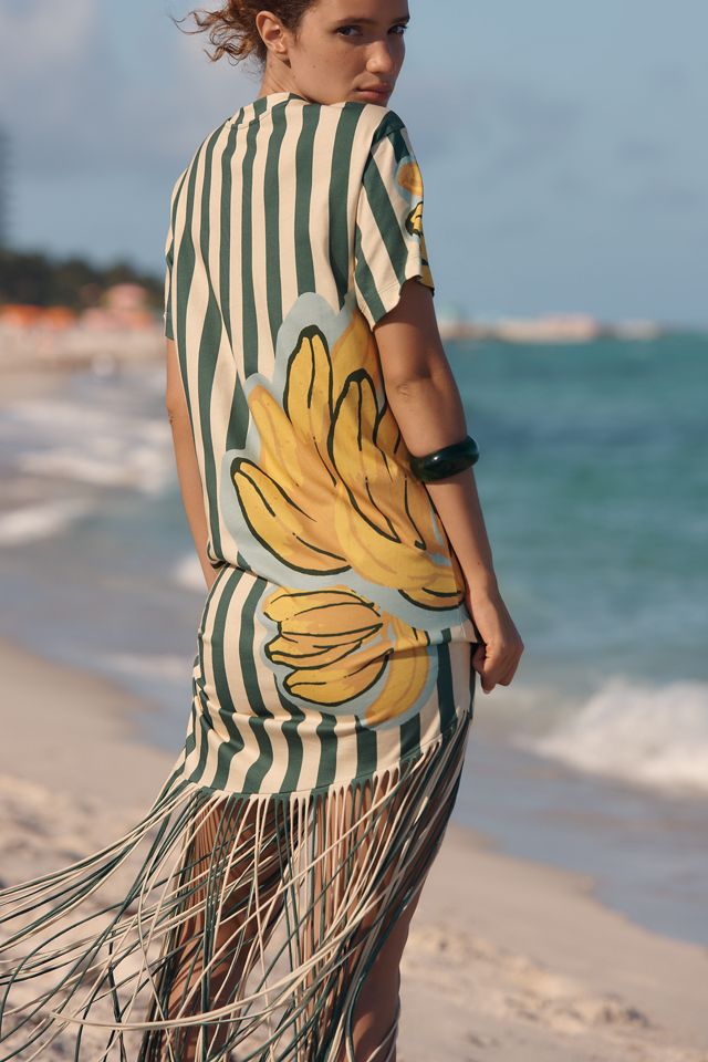 farm rio rainha das aguas t shirt dress FARM Rio Rainha Das Aguas T-shirt Dress