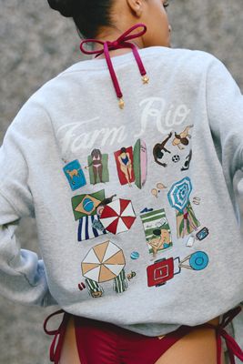 Farm Rio x Antropologie Grapic Sweatshirt