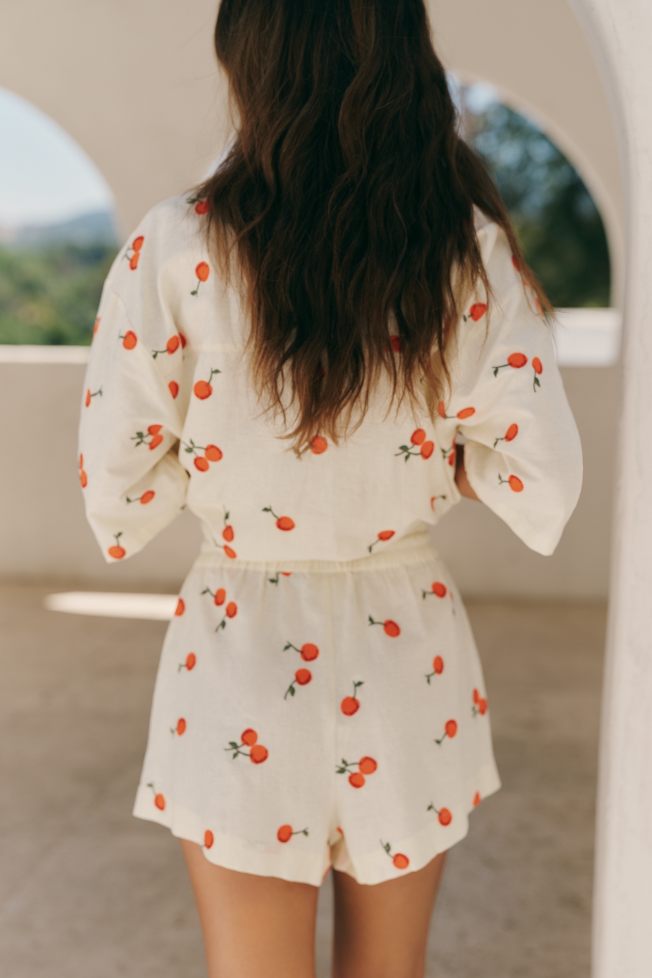 Farm Rio x Anthropologie Cotton Shorts