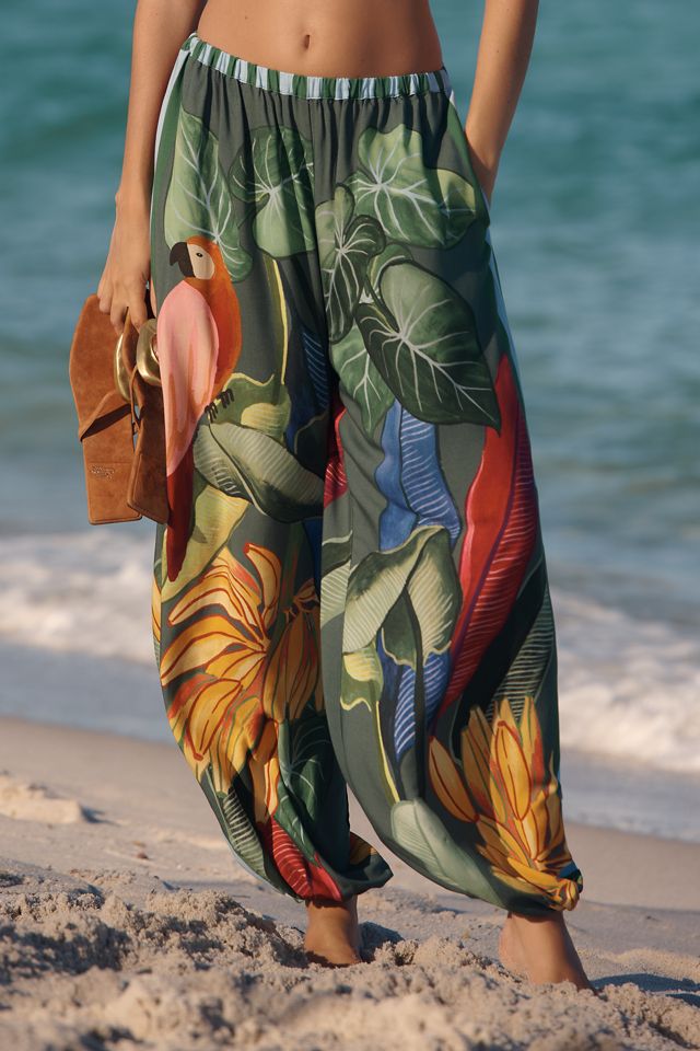 Farm Rio x Anthropologie Set Wide-Leg Pants | Anthropologie