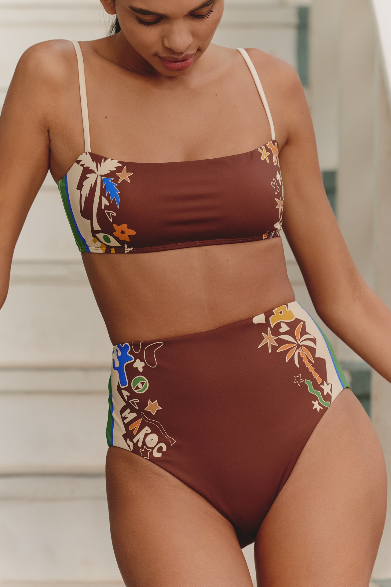 ALÉMAIS Maroc High-Rise Bikini Bottoms