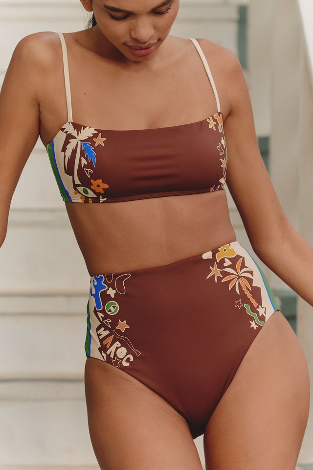 ALÉMAIS Maroc High-Rise Bikini Bottoms #1