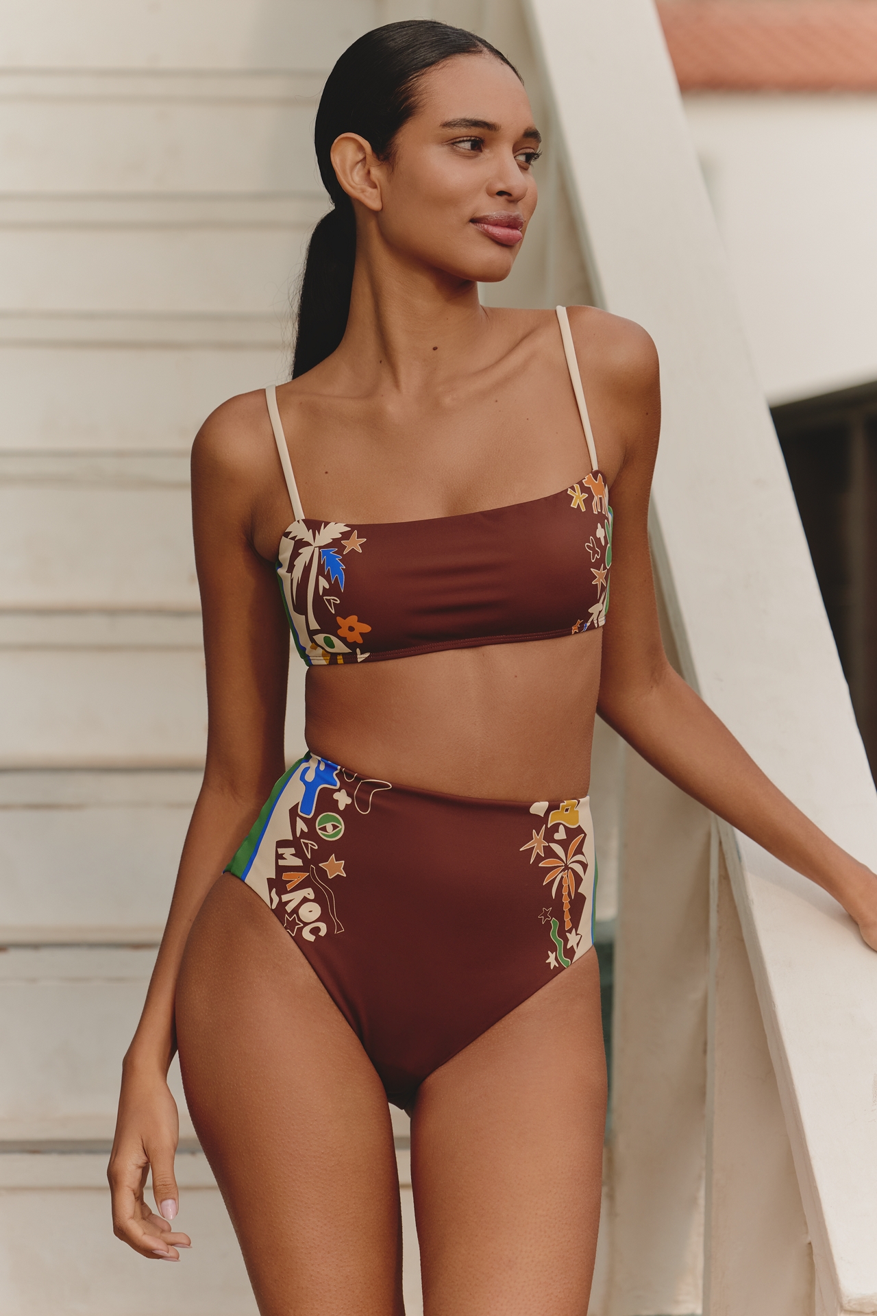 ALÉMAIS Maroc High-Rise Bikini Bottoms