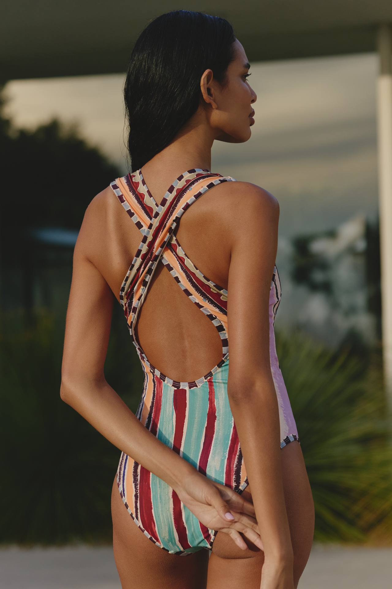 ALÉMAIS Michelle Scoop-Neck One-Piece Swimsuit