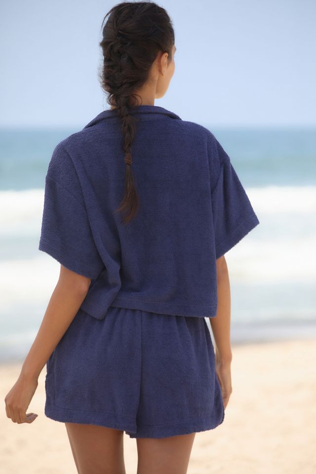 Polo Ralph Lauren Terry Polo Shirt & Short Cover-Up Set #1