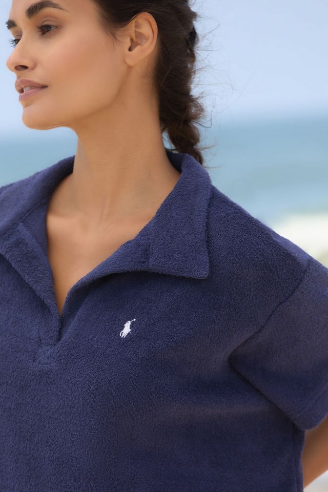 Polo Ralph Lauren Terry Polo Shirt & Short Cover-Up Set #4