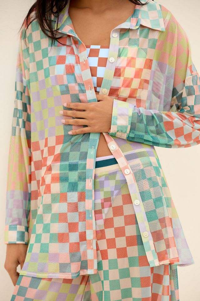 Maaji Chess Manele Buttondown Top #2
