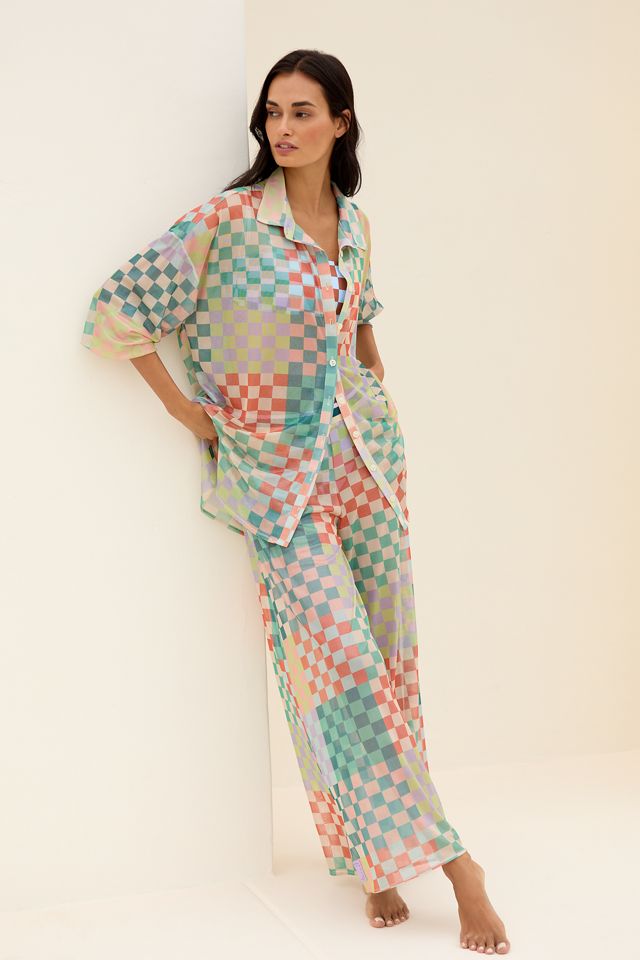 Maaji Chess Manele Buttondown Top #3