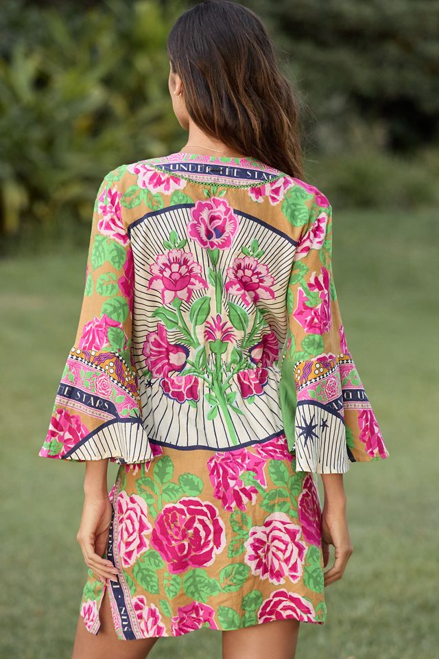 Maaji Cerise Linen Cover-Up Dress #1