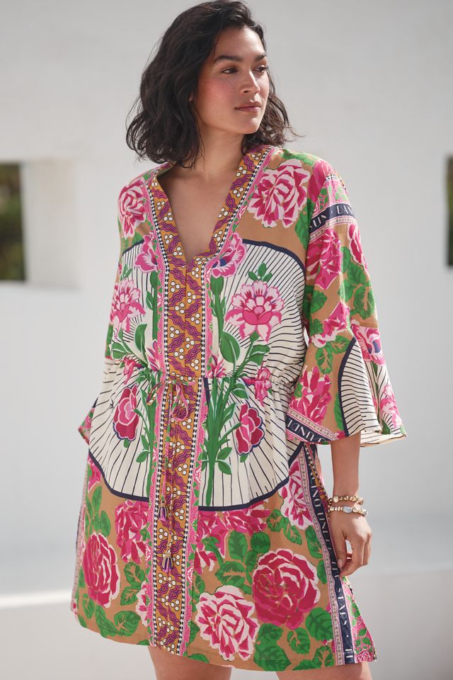 Maaji Cerise Linen Cover-Up Dress #3
