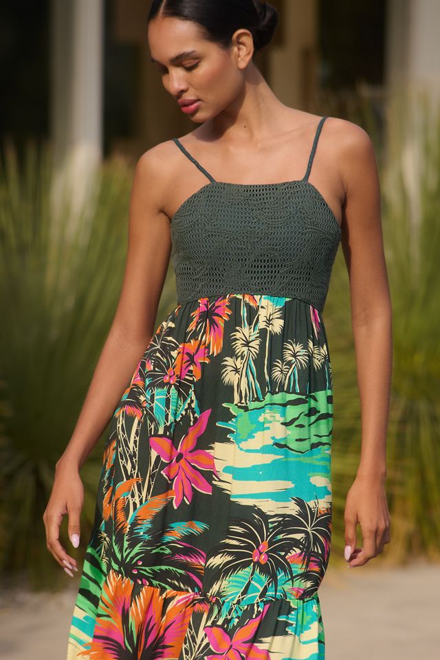 Maaji Kairo Open-Back Maxi Dress | Anthropologie