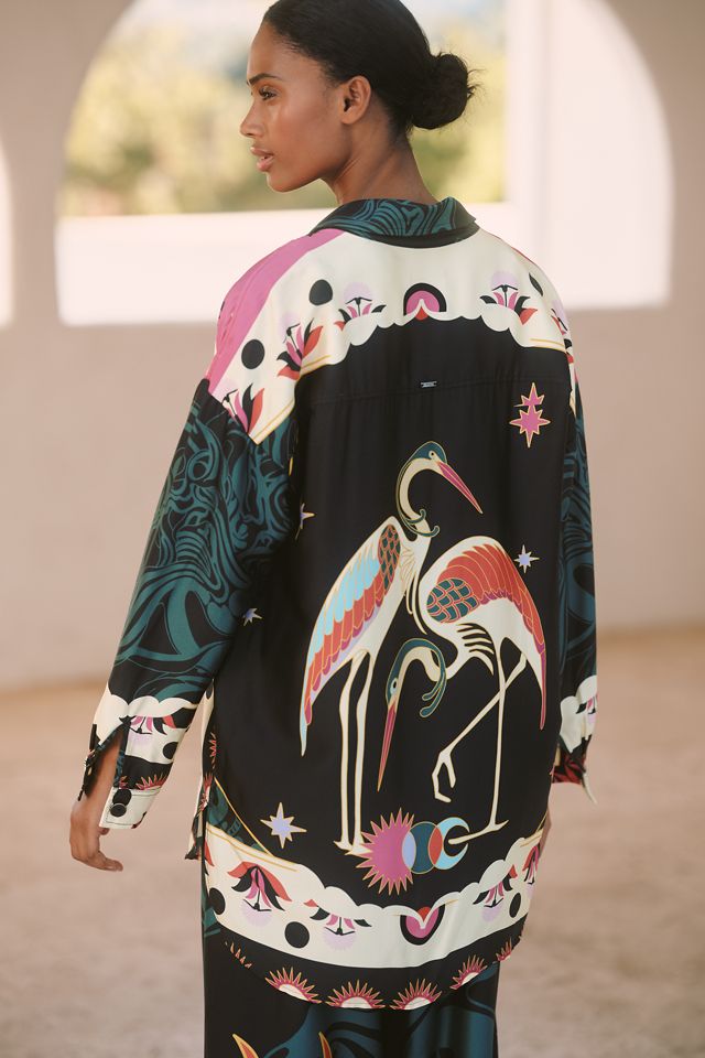 Maaji Dreambound Long-Sleeve Buttondown Shirt #1