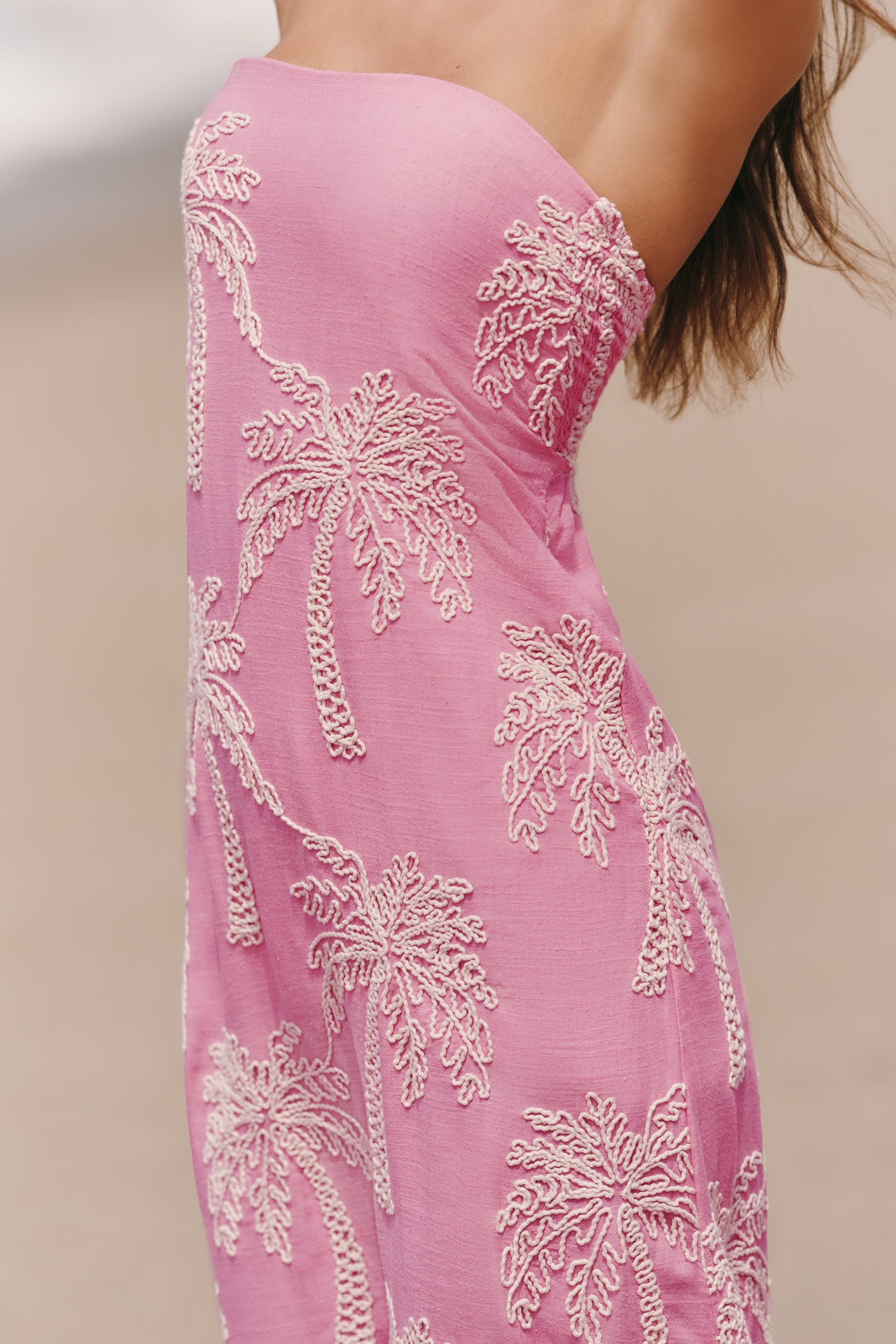 Maaji x Anthropologie Strapless Midi Dress