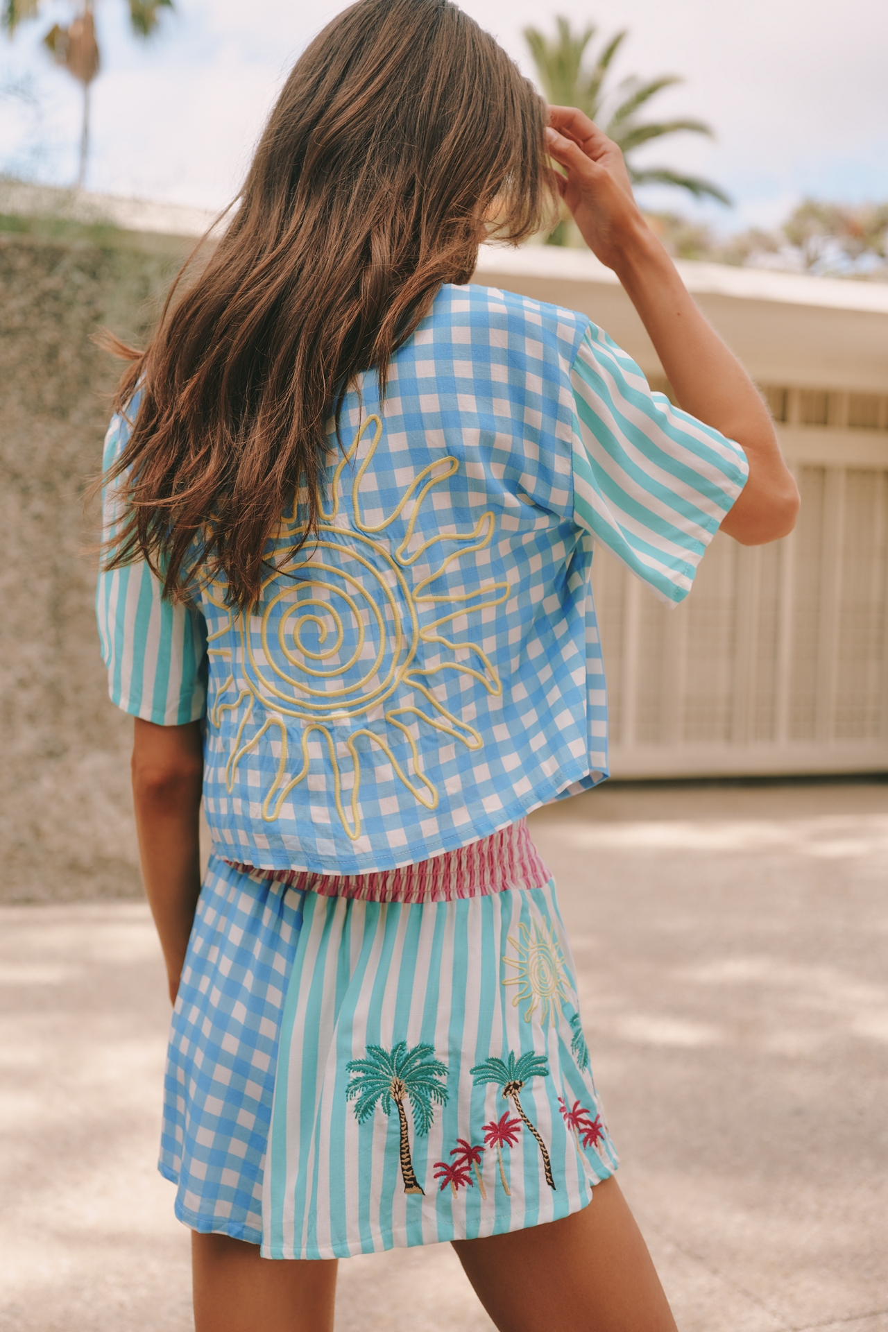 Maaji x Anthropologie Chako Tie-Front Top