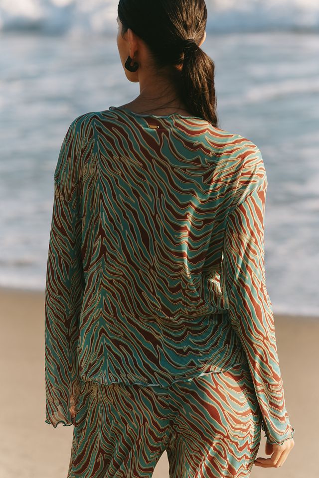 Maaji Tie-Front Swim Cover-Up Top #1