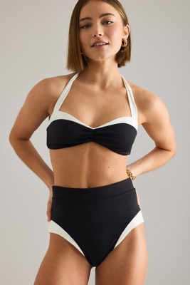 Away That Day Cote D'Azur Halter Bikini Top