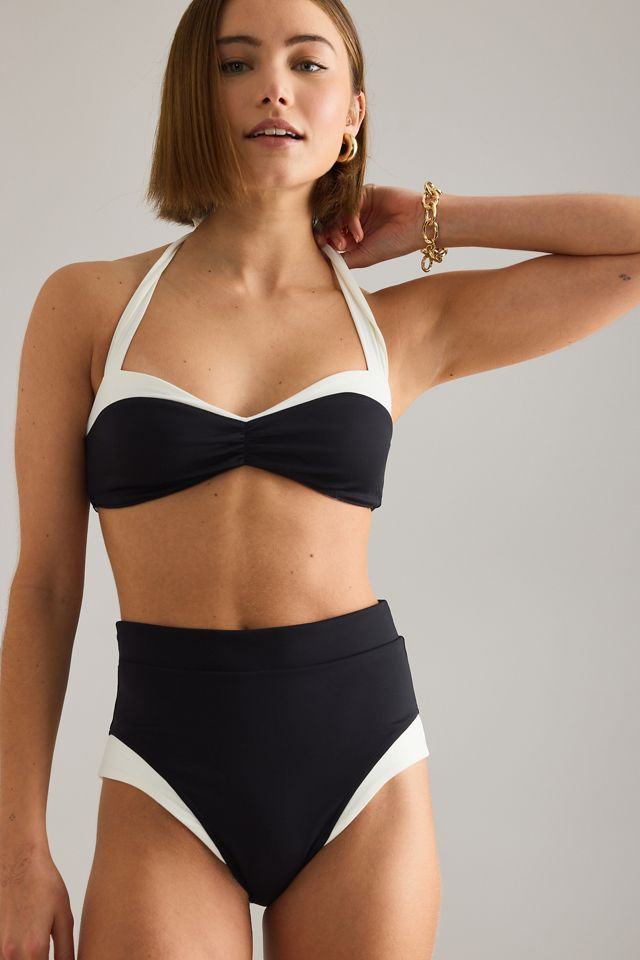 Braguitas de Bikini de Talle Alto Away That Day Cote D'Azur #2