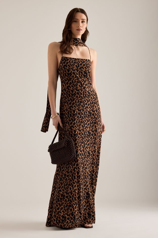 Away That Day St. Tropez Leopard Maxi Dress #2