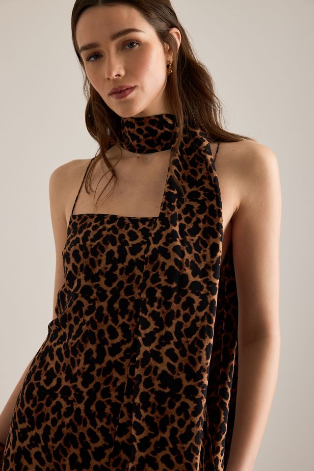 Away That Day St. Tropez Leopard Maxi Dress #3