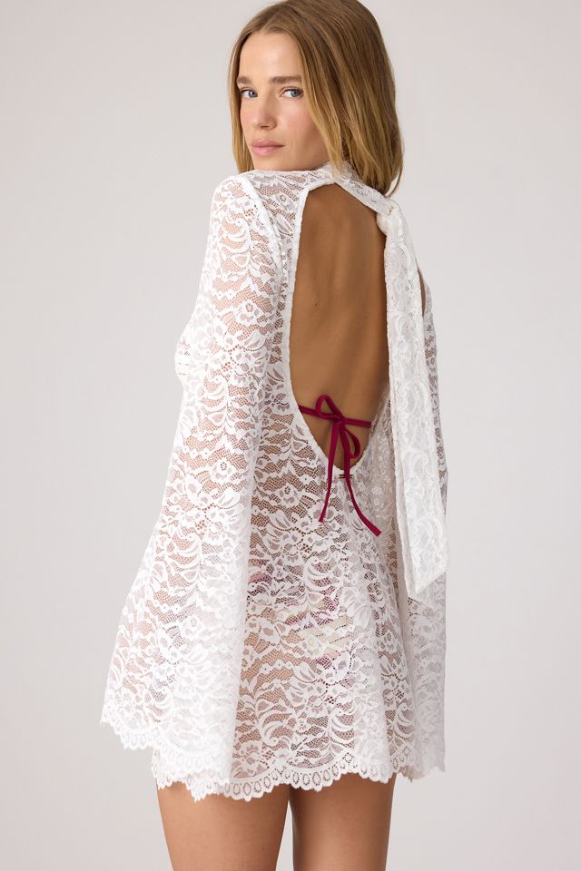 Away That Day Lace Mini Dress #1