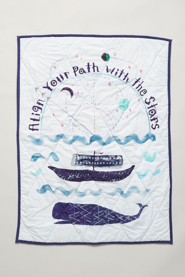 Nautical Navigation Toddler Quilt #1