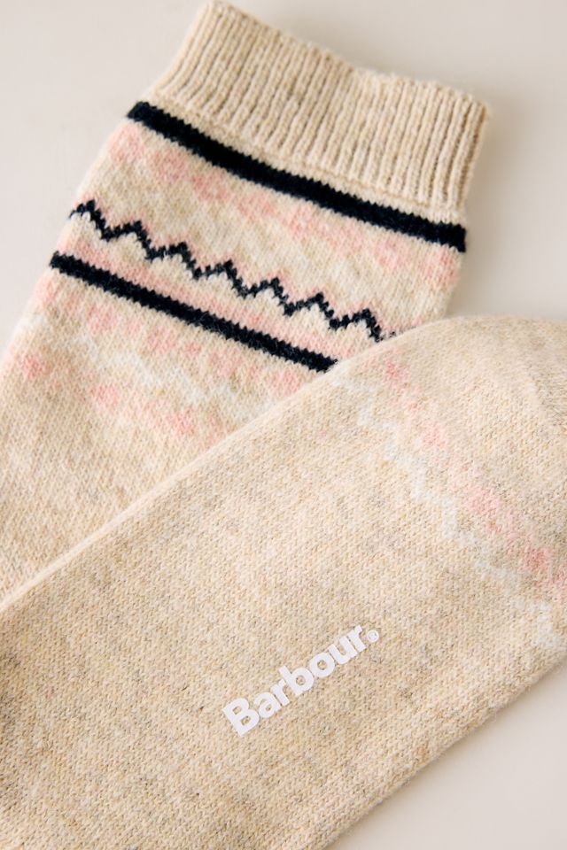 Barbour Anaise Fair Isle Wool-Blend Socks #1