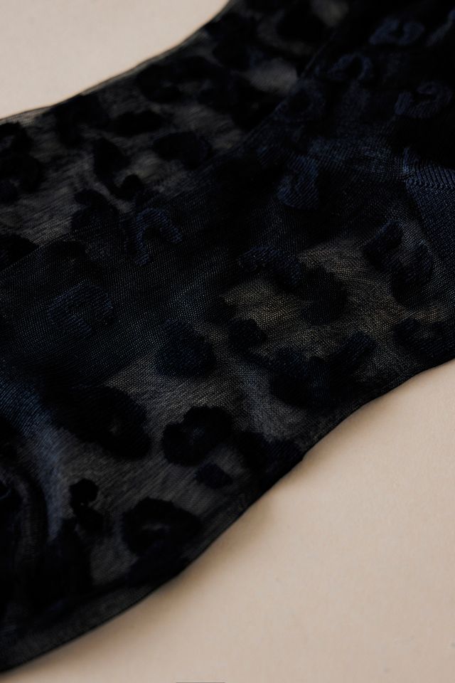 Sheer Leopard Ankle Socks #2