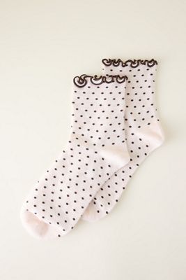 Gepunktete Socken